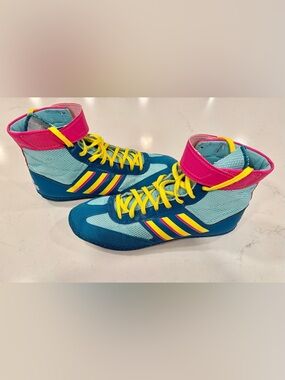 Adidas combat speed 5 “teal” Wrestling shoes
